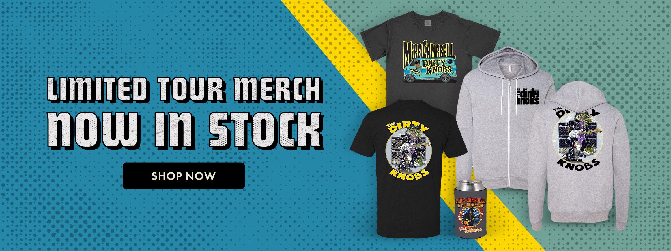 Limited Tour Merch Now in Stock
